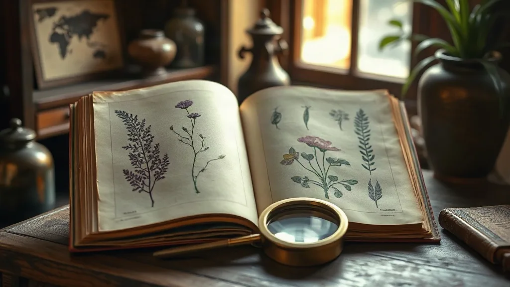 Comparativa: atlas ilustrado vs guía de texto sobre plantas medicinales