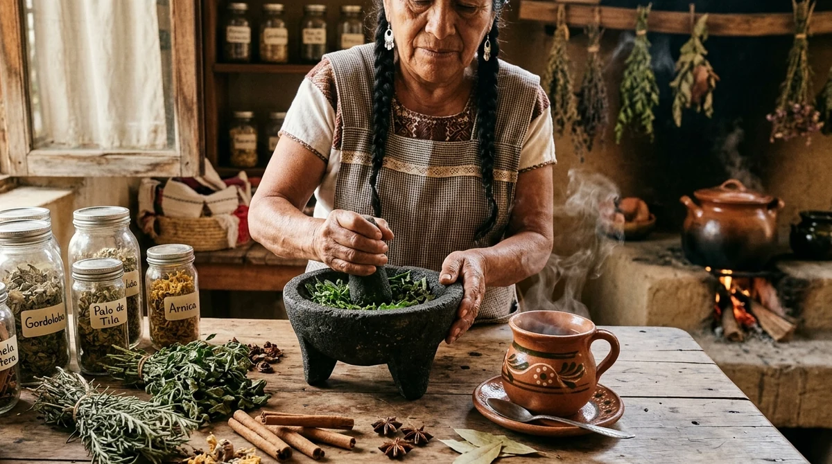 Preparación tradicional de Flor de Bugambilia
